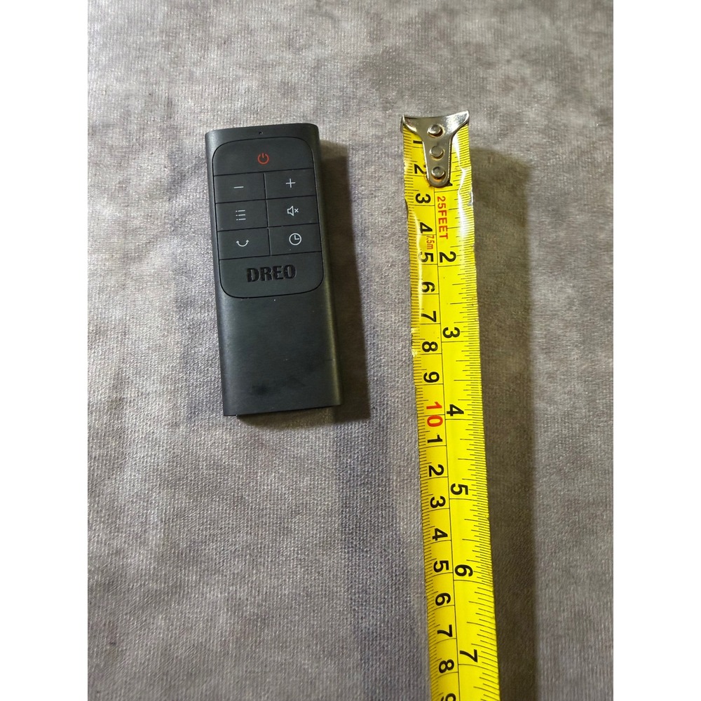 Dreo Replacement Remote Control for Tower Fans and Heaters Matte Black Untested